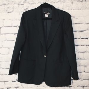 Oversized Black Boyfriend Blazer